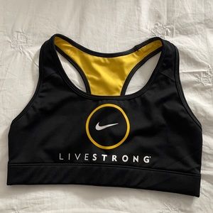 Nike livestrong sports bra